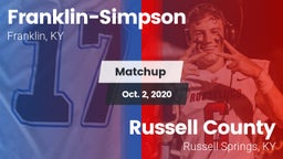 Matchup: Franklin-Simpson vs. Russell County  2020
