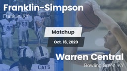 Matchup: Franklin-Simpson vs. Warren Central  2020