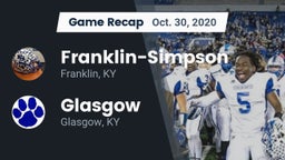 Recap: Franklin-Simpson  vs. Glasgow  2020