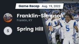 Recap: Franklin-Simpson  vs. Spring Hill  2022