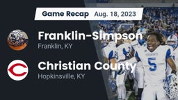 Recap: Franklin-Simpson  vs. Christian County  2023