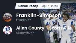 Recap: Franklin-Simpson  vs. Allen County - Scottsville  2023