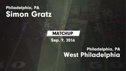 Matchup: Simon Gratz High vs. West Philadelphia  2016