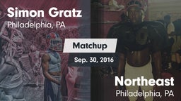 Matchup: Simon Gratz High vs. Northeast  2016