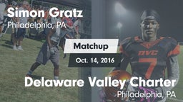 Matchup: Simon Gratz High vs. Delaware Valley Charter  2016