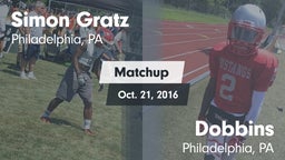 Matchup: Simon Gratz High vs. Dobbins  2016