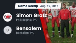 Recap: Simon Gratz  vs. Bensalem  2017