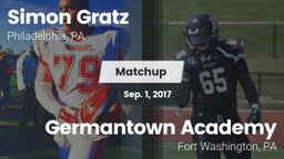 Matchup: Simon Gratz High vs. Germantown Academy 2017