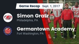 Recap: Simon Gratz  vs. Germantown Academy 2017