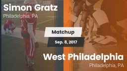 Matchup: Simon Gratz High vs. West Philadelphia  2017