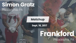 Matchup: Simon Gratz High vs. Frankford  2017