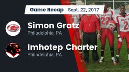Recap: Simon Gratz  vs. Imhotep Charter  2017