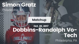 Matchup: Simon Gratz High vs. Dobbins-Randolph Vo-Tech  2017