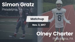 Matchup: Simon Gratz High vs. Olney Charter  2017