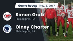 Recap: Simon Gratz  vs. Olney Charter  2017