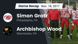 Recap: Simon Gratz  vs. Archbishop Wood  2017