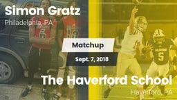 Matchup: Simon Gratz High vs. The Haverford School 2018