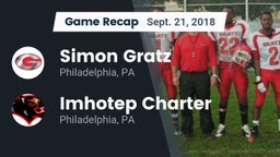 Recap: Simon Gratz  vs. Imhotep Charter  2018