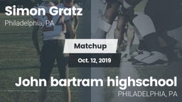 Matchup: Simon Gratz High vs. John bartram highschool 2019