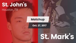 Matchup: St. John's High vs. St. Mark's 2017