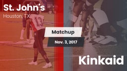 Matchup: St. John's High vs. Kinkaid 2017