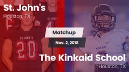 Matchup: St. John's High vs. The Kinkaid School 2018