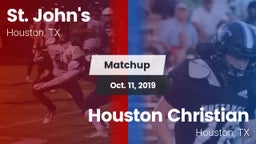 Matchup: St. John's High vs. Houston Christian  2019