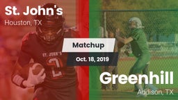 Matchup: St. John's High vs. Greenhill  2019