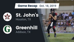Recap: St. John's  vs. Greenhill  2019