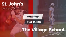 Matchup: St. John's High vs. The Village School 2020
