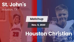 Matchup: St. John's High vs. Houston Christian  2020