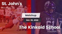 Matchup: St. John's High vs. The Kinkaid School 2020