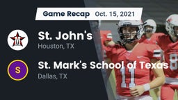 Recap: St. John's  vs. St. Mark's School of Texas 2021