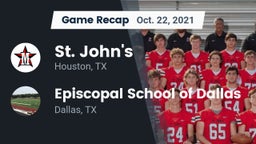 Recap: St. John's  vs. Episcopal School of Dallas 2021