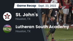 Recap: St. John's  vs. Lutheran South Academy 2022