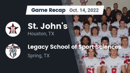 Recap: St. John's  vs. Legacy School of Sport Sciences 2022
