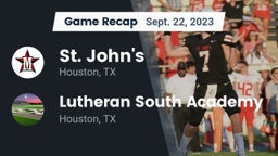Recap: St. John's  vs. Lutheran South Academy 2023