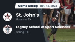 Recap: St. John's  vs. Legacy School of Sport Sciences 2023