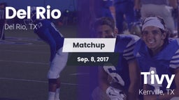Matchup: Del Rio  vs. Tivy  2017