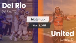 Matchup: Del Rio  vs. United  2017