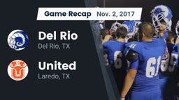 Recap: Del Rio  vs. United  2017