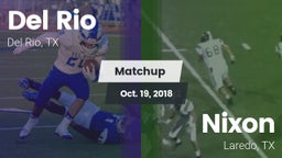 Matchup: Del Rio  vs. Nixon  2018