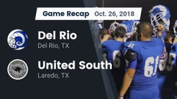 Recap: Del Rio  vs. United South  2018