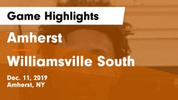 Amherst  vs Williamsville South  Game Highlights - Dec. 11, 2019