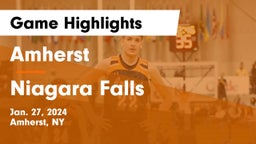 Amherst  vs Niagara Falls  Game Highlights - Jan. 27, 2024