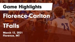 Florence-Carlton  vs TFalls Game Highlights - March 12, 2021