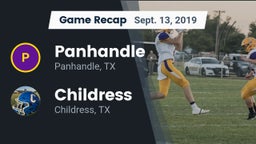 Recap: Panhandle  vs. Childress  2019