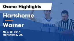 Hartshorne  vs Warner  Game Highlights - Nov. 28, 2017