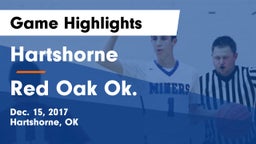 Hartshorne  vs Red Oak Ok. Game Highlights - Dec. 15, 2017