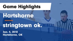 Hartshorne  vs stringtown ok. Game Highlights - Jan. 4, 2018